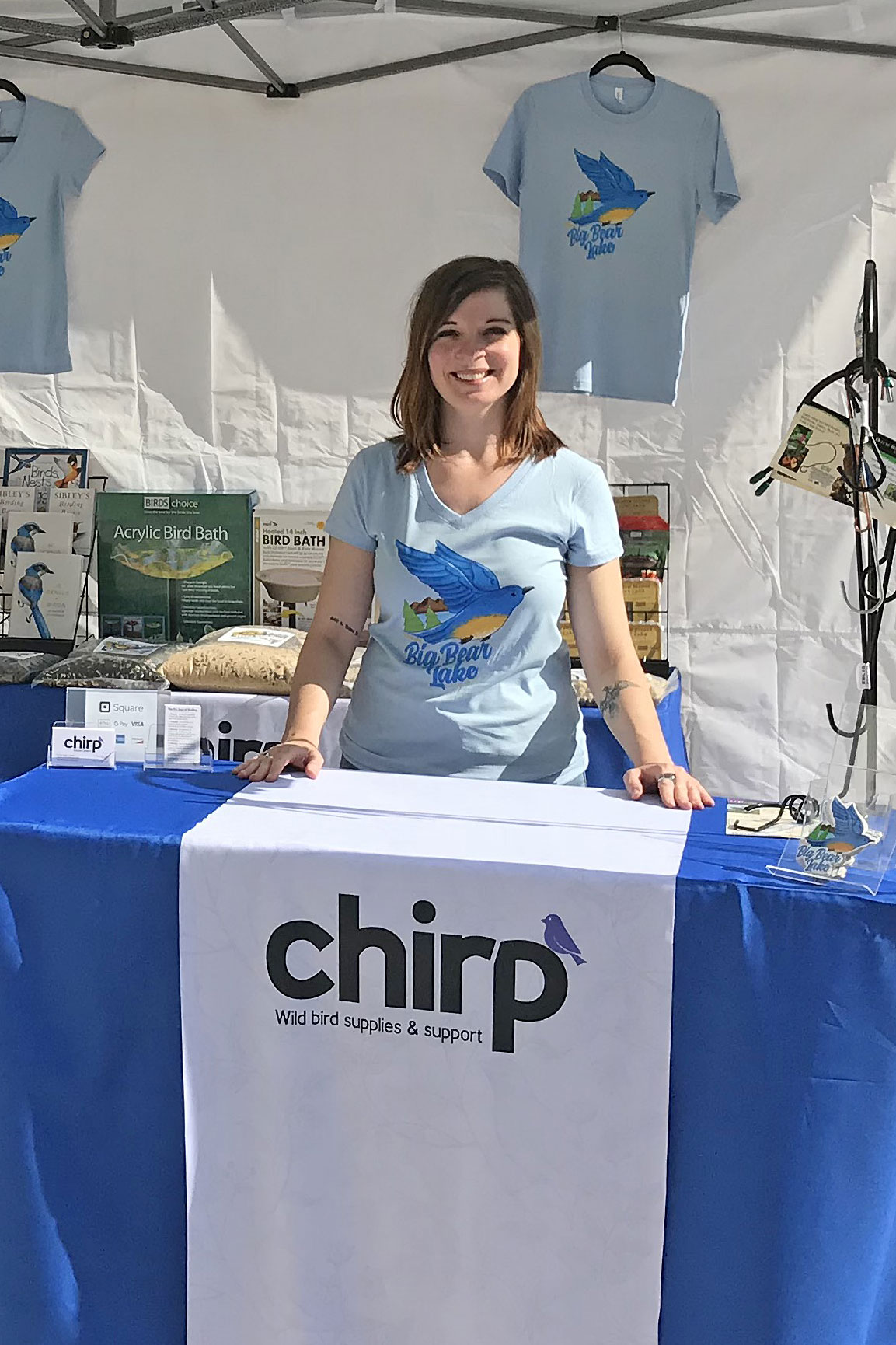 Chirp at the Big Bear Lake Farmers Market