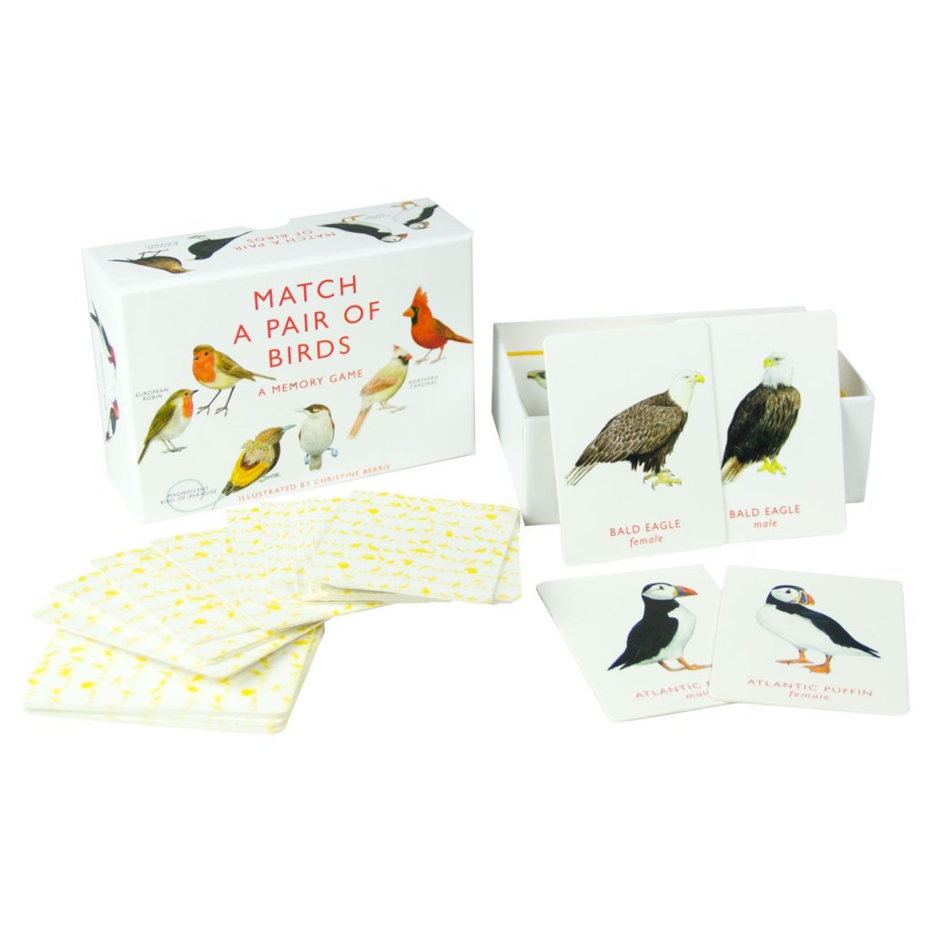 Match a Pair of Birds memory game