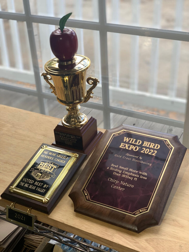 Chirp's three awards for 2020-2022.