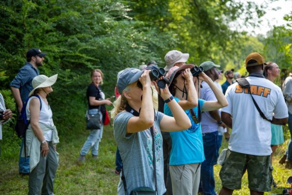 Birding enthusiasts gather for a birding festival hosted by Alabama Audubon.