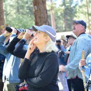 A group of birders on a Chirp Bird Walk.
