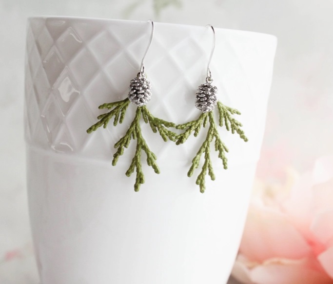 Cedar Earrings, available at the Chirp store.