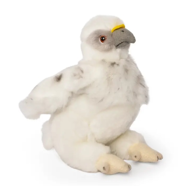 Living Nature Eagle Chick Plush, available in the Chirp store.