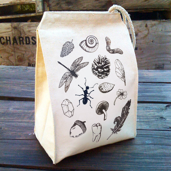 Canvas Nature Lunch Bag, available at the Chirp store.